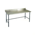 Eagle Group BlendPort® BPT-3084GTEB-BS 84 x 30 in Stainless Steel Work Table with 4-1/2 in Backsplash and Galvanized Open Base