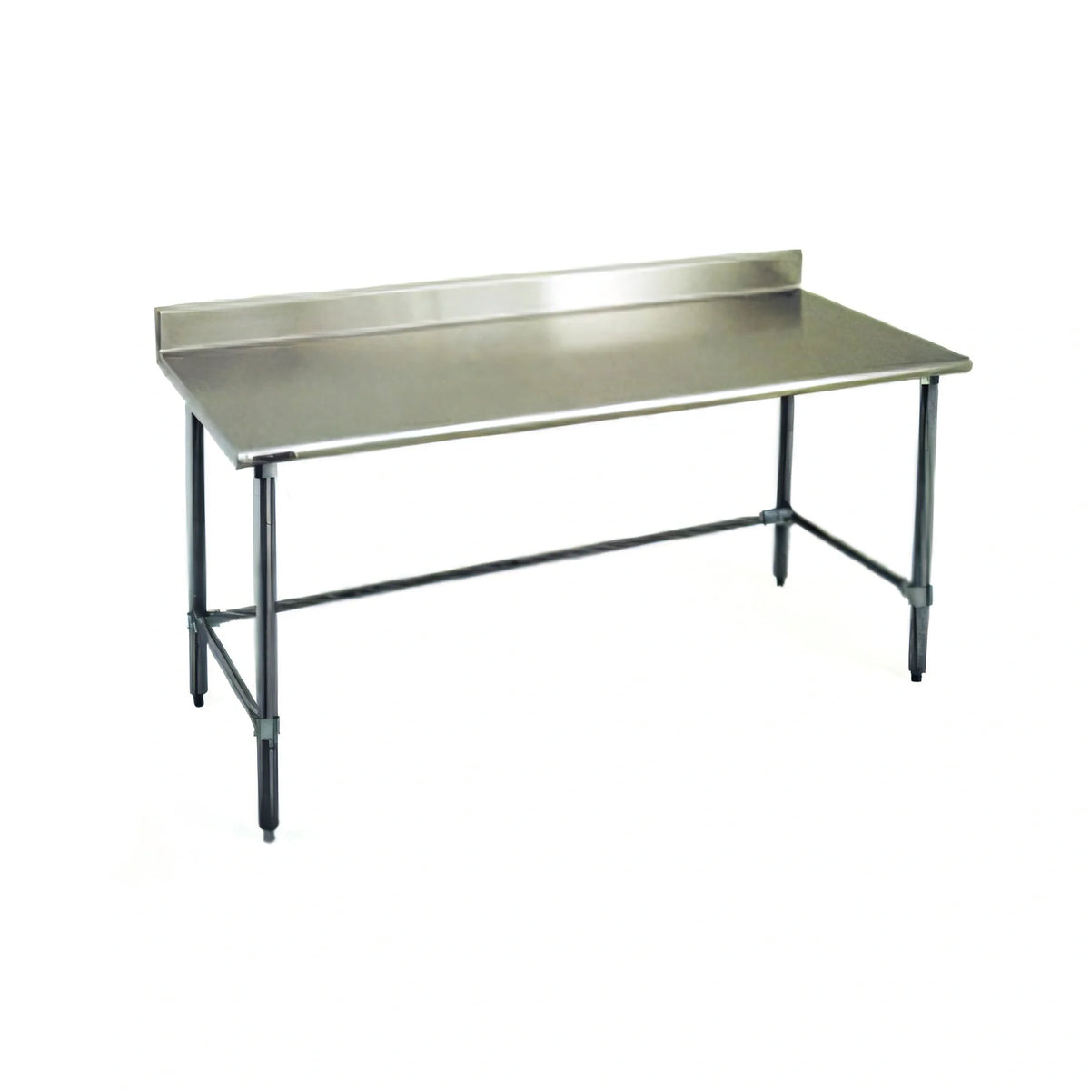 Eagle Group BlendPort® BPT-3084GTEB-BS 84 x 30 in Stainless Steel Work Table with 4-1/2 in Backsplash and Galvanized Open Base