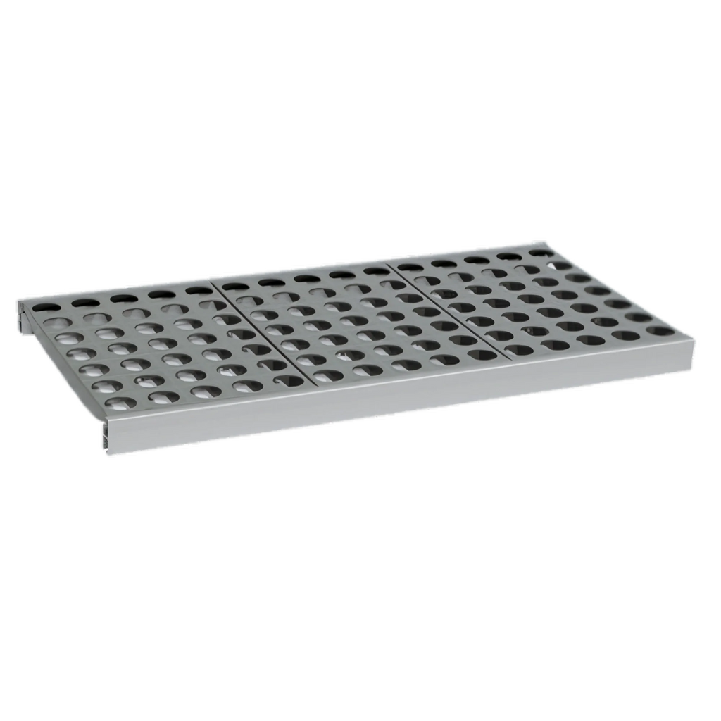 Fermod Fermostock 64359-R1 68-Inch W x 14-Inch D Vented Horizontal Modular Shelf with Removable Polymer Inserts, 800 lb. Capacity