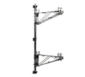 Eagle Group PWM18-2S Adjustable Wire Wall-Mount Mid Unit Kit, 18-Inch Deep Shelves, 33-Inch Post, Stainless Steel
