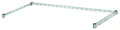 Quantum 1836FS 3-Sided 304 Stainless Steel Wire Frame Bus Cart, 36"W x 18"D