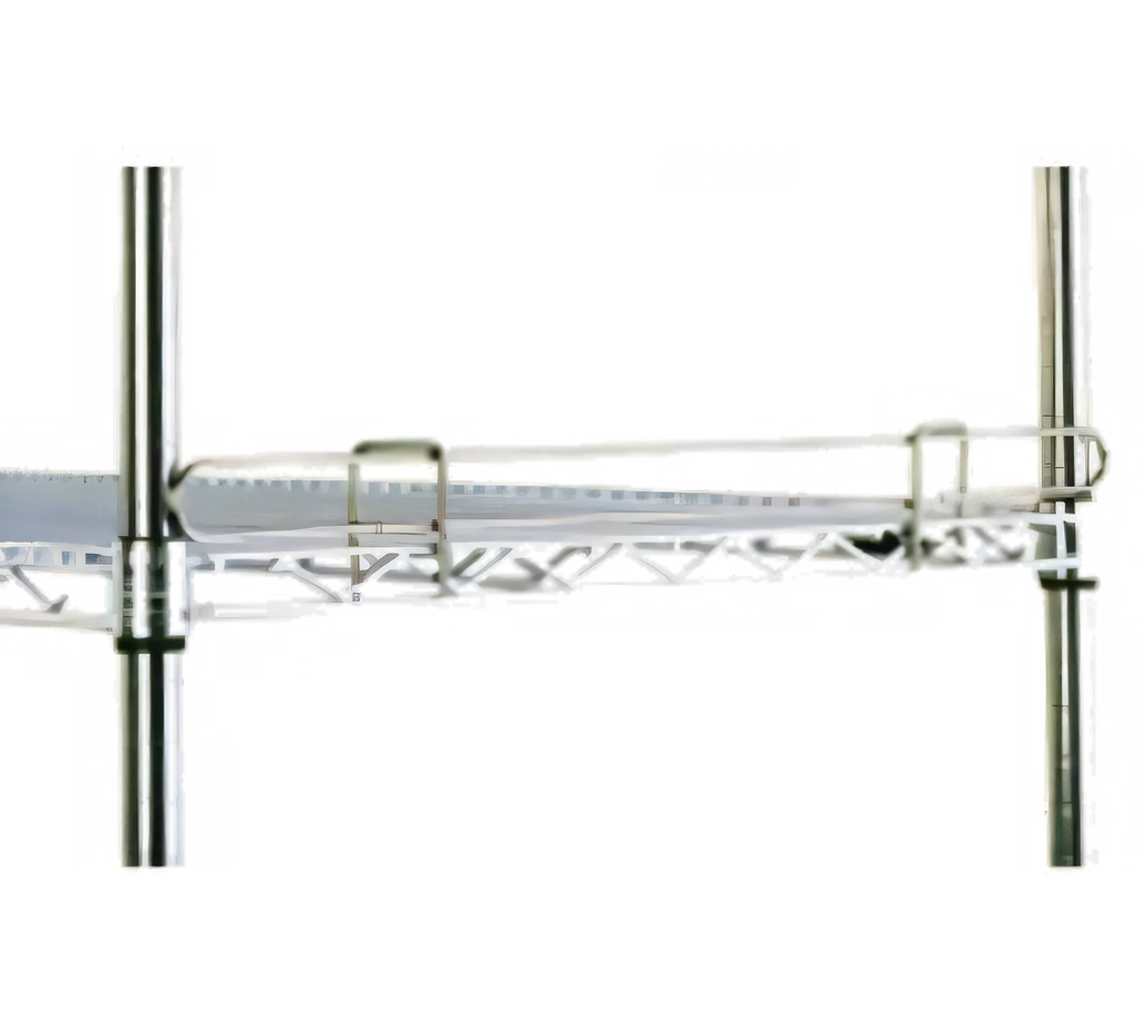 Eagle Group SL48-4C Shelf Ledge, Solid, 48" Long x 4"H, Chrome
