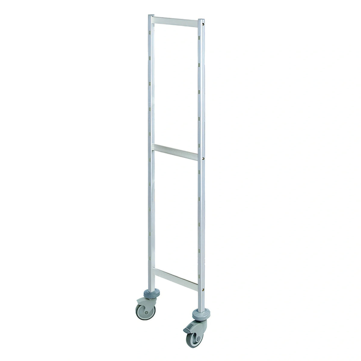 Fermod Fermostock 64316-R1 Mobile Shelving Upright, 71-Inch High x 22-Inch Deep, Anodized Aluminum, Tool-Free Assembly