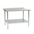 Eagle Group BlendPort® BPT-3096EB-UT 16-Gauge Stainless Steel Work Table with Rear Upturn and Adjustable Galvanized Undershelf, 96 x 30 Inches