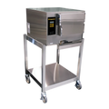 AccuTemp Evolution E34803E140 SGL Boilerless Convection Steamer, 1 Compartment, 3-Pan, Digital Controls, Floor Model with Stand