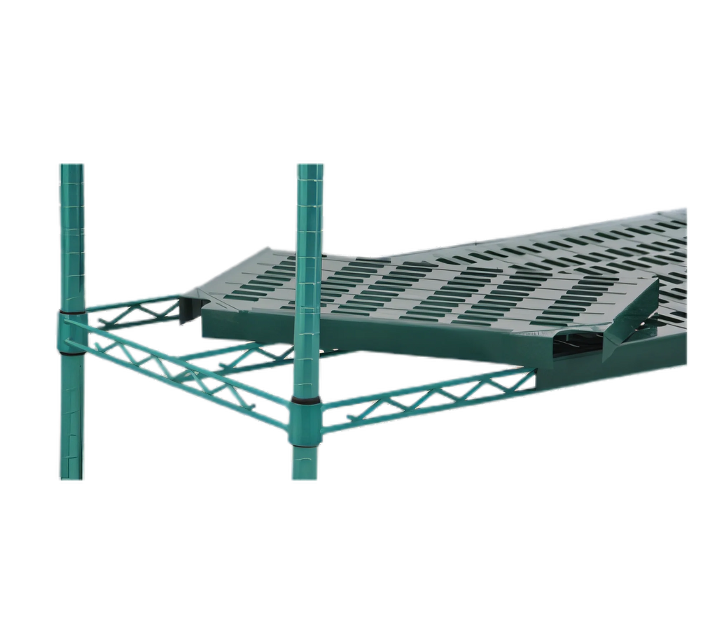 Eagle Group QuadPlus QPF-QA1836VG-GS-X Solid Green Polymer Shelf Mat, 36"W x 18"D Case of 4