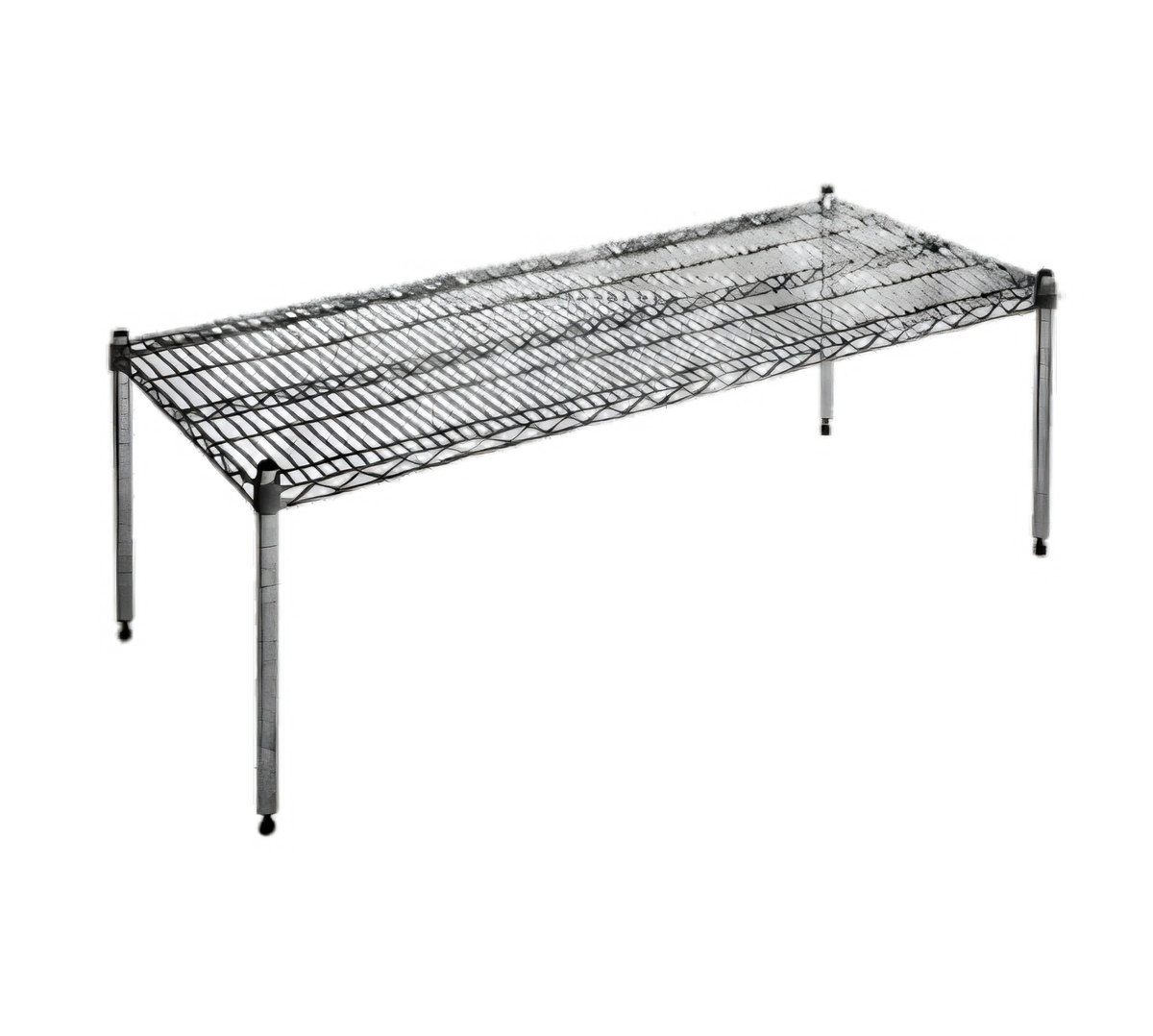 Eagle Group PF2430-C Chrome Wire Dunnage Platform, 30 x 24 x 14 in., 600 lb. Capacity, NSF
