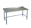 Eagle Group Spec-Master UT3660STE 60"W x 36"D Stainless Steel Work Table, 14-Gauge 300 Series Top, 1-1/2" Rear Upturn