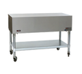 Eagle Group PST-5 Mobile Utility Serving Counter, 81-1/2-Inch Wide, Stainless Steel Top, Open Galvanized Base