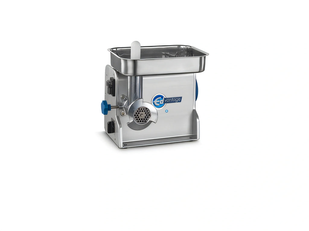 Edlund EDVG-8 Electric Bench-Type Meat Grinder with Storage Drawer, Forward/Reverse Switch, 115V