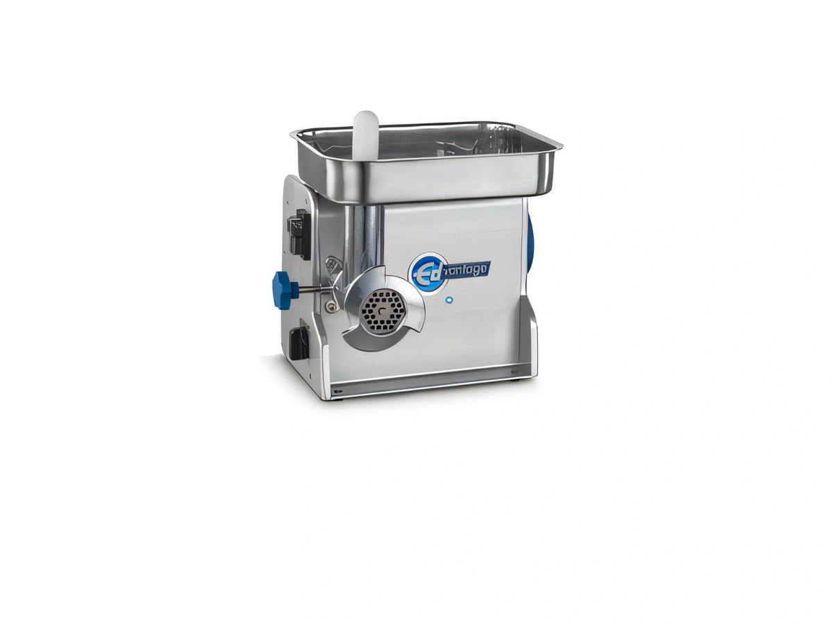 Edlund EDVG-8 Electric Bench-Type Meat Grinder with Storage Drawer, Forward/Reverse Switch, 115V