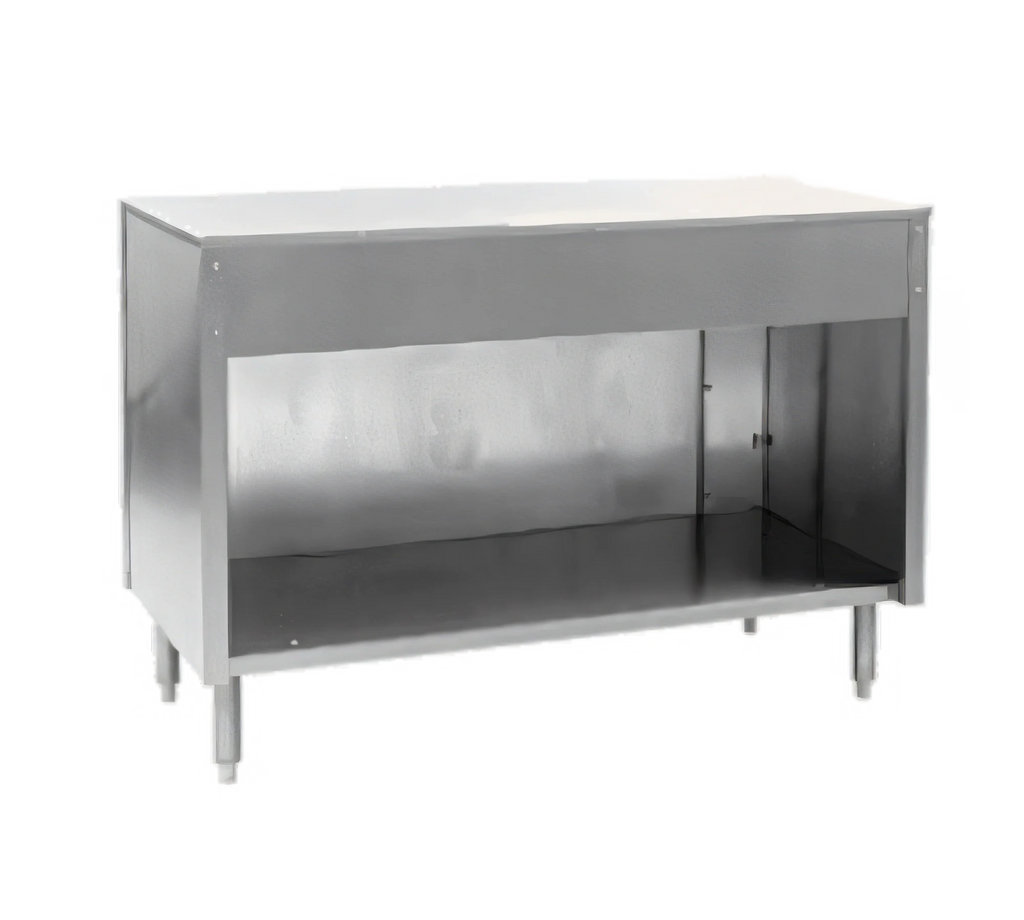 Eagle Group Spec-Master ST3OB 48-Inch 16-Gauge Stainless Steel Solid Top Utility Station with Open Front Base
