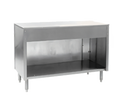 Eagle Group Spec-Master ST3OB 48-Inch 16-Gauge Stainless Steel Solid Top Utility Station with Open Front Base