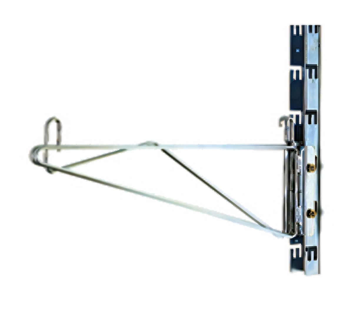 Eagle Group WalStor PR18B Wire Shelf Bracket Pair, 18" Long, Zinc Finish, for Modular Wall System