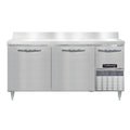 Continental Refrigerator Designer Line DFA68NSSBS 68-Inch Two-Section Stainless Steel Worktop Freezer
