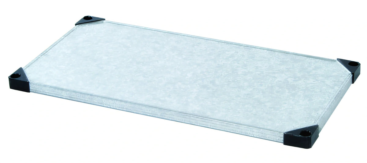 Quantum 2424SG 24 x 24-Inch 18-Gauge Galvanized Steel Solid Shelf with Marine Edge