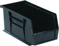 Quantum QUS230CO Conductive Stackable/Hanging Storage Bin, Black, 5-1/2"W x 10-7/8"D x 5"H, Rear Hanger