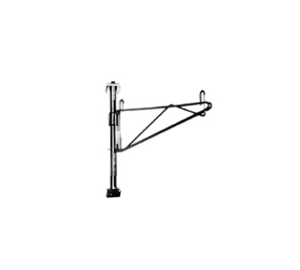 Eagle Group PWE14-1S Prepackaged Adjustable Post Wire Wall-Mount End Unit for 14-Inch Deep Shelf, Stainless Steel