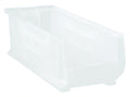 Quantum QUS950CL 24-Inch Clear Stackable Polypropylene Storage Bin Case of 6