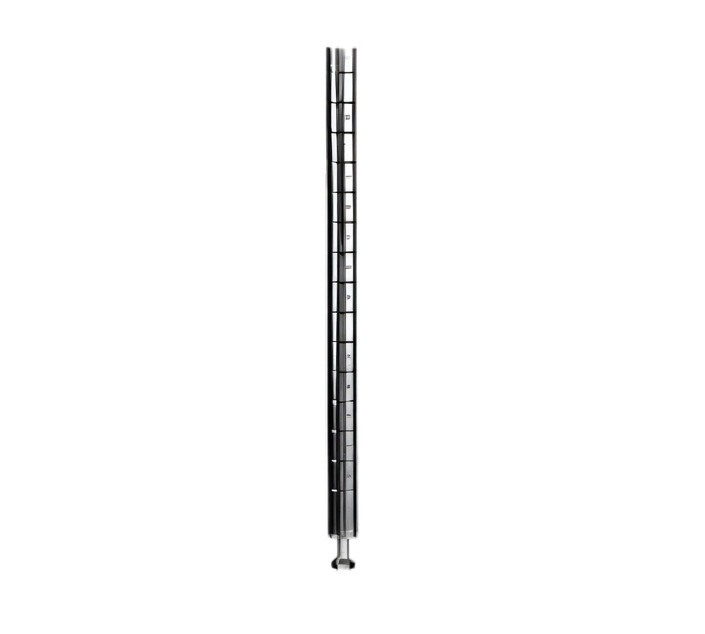 Eagle Group P33-C Stationary Wire Shelving Post, 33-inch, Chrome, Grooved