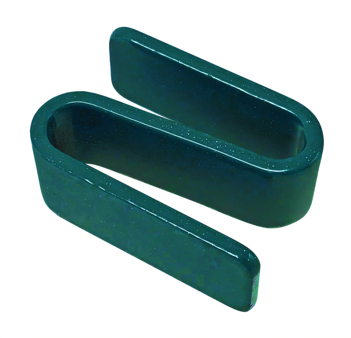 Quantum S-HOOKP Shelving S-Hooks, Green Epoxy Antimicrobial Finish
