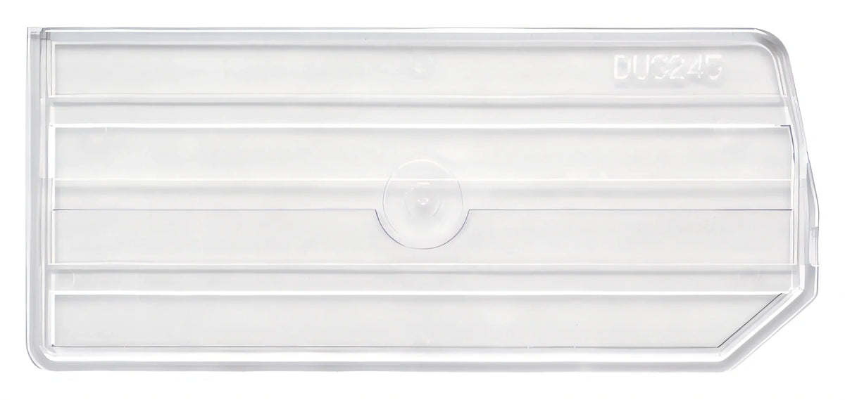 Quantum DUS245CL Clear Bin Divider