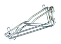 Quantum DCB12 12" Double-Post Cantilever Shelf Wall Mount, Chrome-Plated