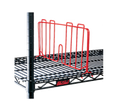 Eagle Group Stand-Outs SD24-R Decorative Shelf Divider, 8"H, for 24"D Wire Shelf, Red Epoxy Finish