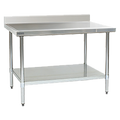 Eagle Group Spec-Master T3684EM-BS 84-Inch x 36-Inch Stainless Steel Work Table with 4-1/2-Inch Backsplash and Galvanized Undershelf