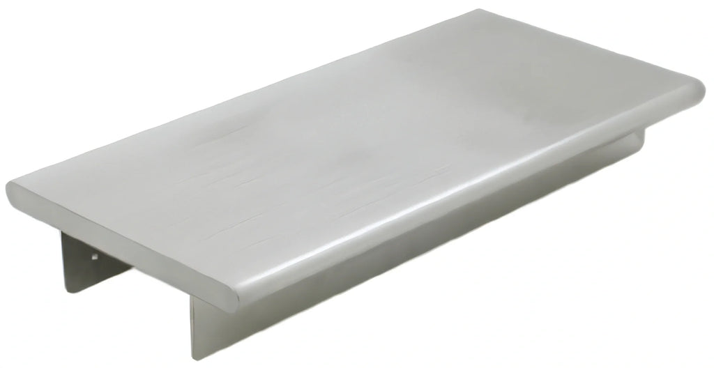 Eagle Group PTS-2460 Pass-Thru Wall Shelf, 60"W x 24"D, 12" Max Wall Thickness, 304 Stainless Steel