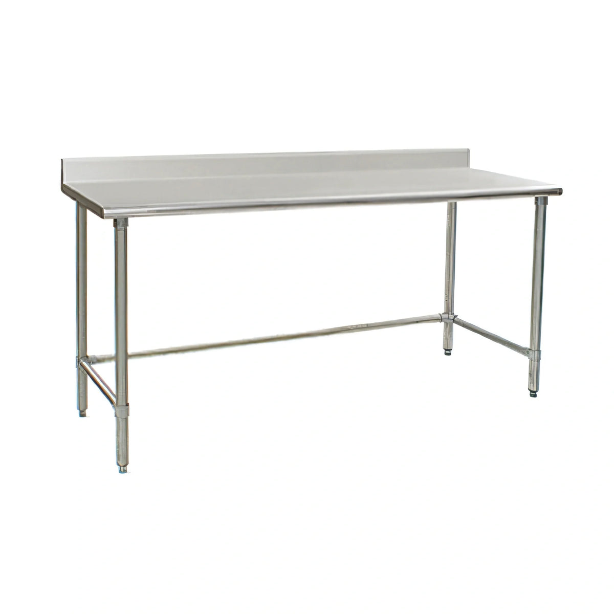 Eagle Group BlendPort® BPT-3096STEB-BS Stainless Steel Work Table, 96 x 30 Inch, 4-1/2 Inch Backsplash, Open Base
