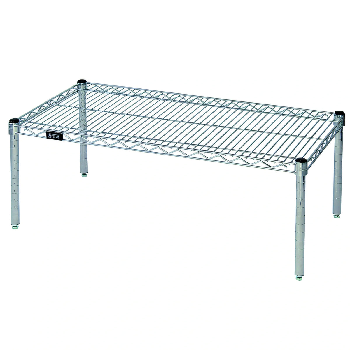 Quantum 184814PC Chrome-Plated Platform Dunnage Rack, 48"W x 18"D x 14"H, 600–800 lb Capacity