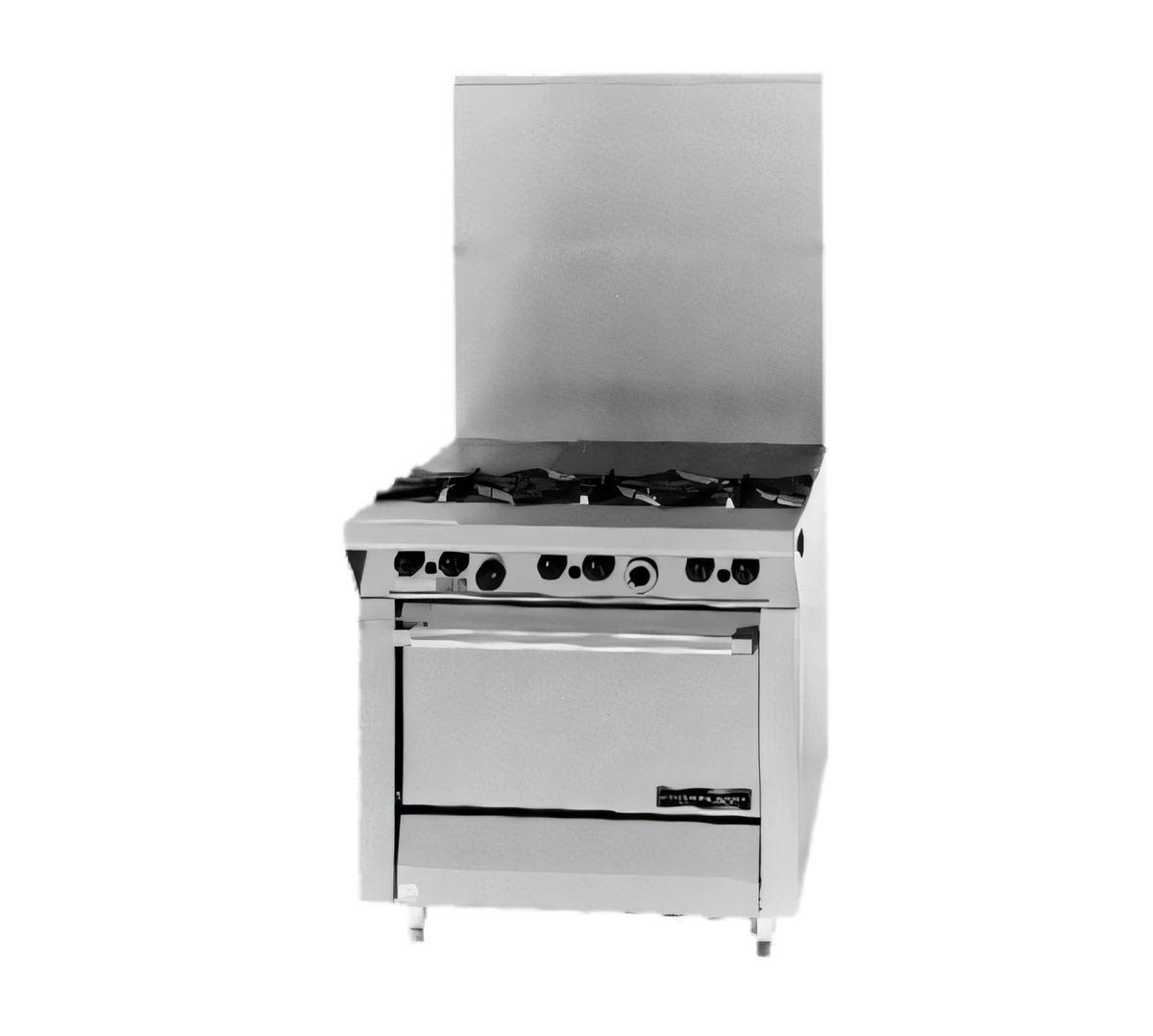 Garland Master M43FTT 34-Inch Modular Gas Range Top with 3 Open Burners and 3 French Tops