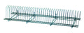 Quantum SG-TDR341410P Tray Drying Rack, 14"D x 34-1/2"L x 11-1/4"H, Green Epoxy Finish