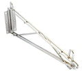 Eagle Group WB14-C Stationary Wall-Mount Wire Shelf Bracket, End Unit, Chrome, for 14"D Shelf
