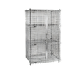 Eagle Group SP86-CS Wire Shelving Post for Security Units, 86 in, Grooved, Chrome-Plated, Stationary