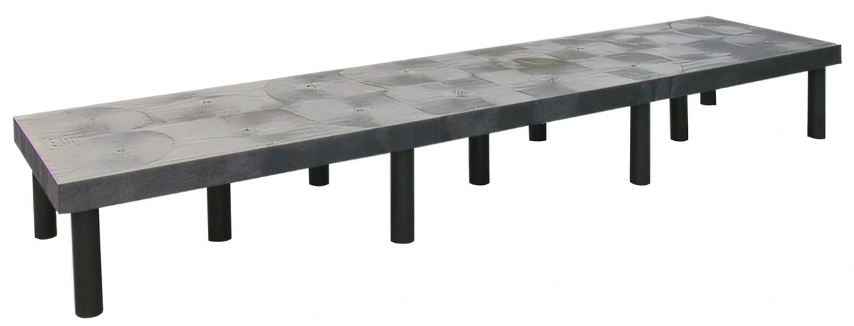 Quantum 962412DPS Solid Polyethylene Dunnage Rack, 1,800 lb. Capacity