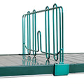 Eagle Group QuadPlus QPSD21-VG Shelf Divider, 21"W x 8"H, Green Epoxy