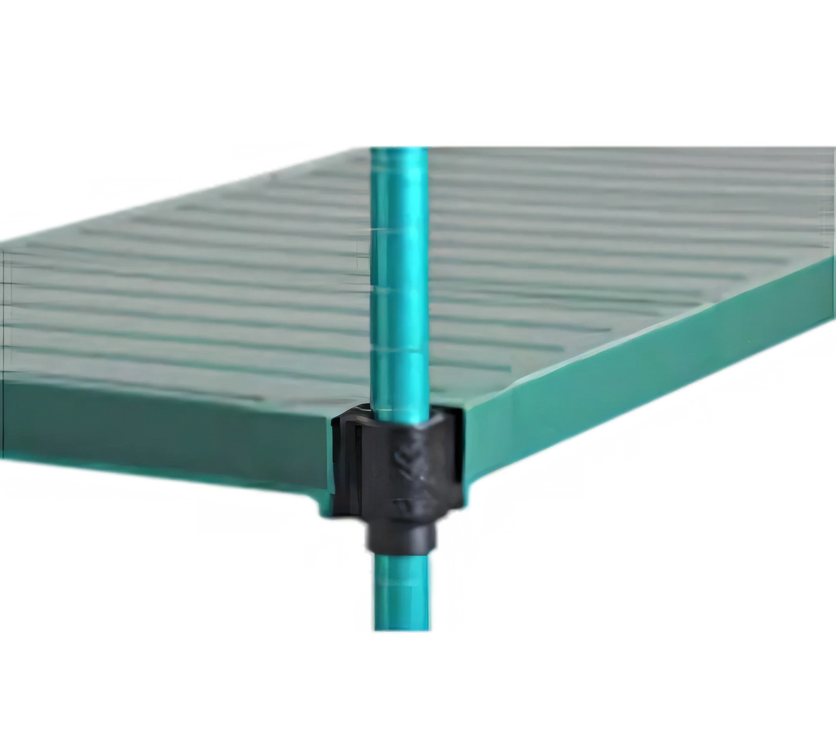 Eagle Group QuadPlus QPF-1848VG-GS-X Solid Green Polymer Shelf Mat with Wire Frame, 48"W x 18"D Case of 4