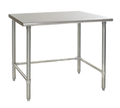 Eagle Group Deluxe T3036STEB 36 x 30-Inch 16-Gauge 300 Series Stainless Steel Flat-Top Work Table with Open Base
