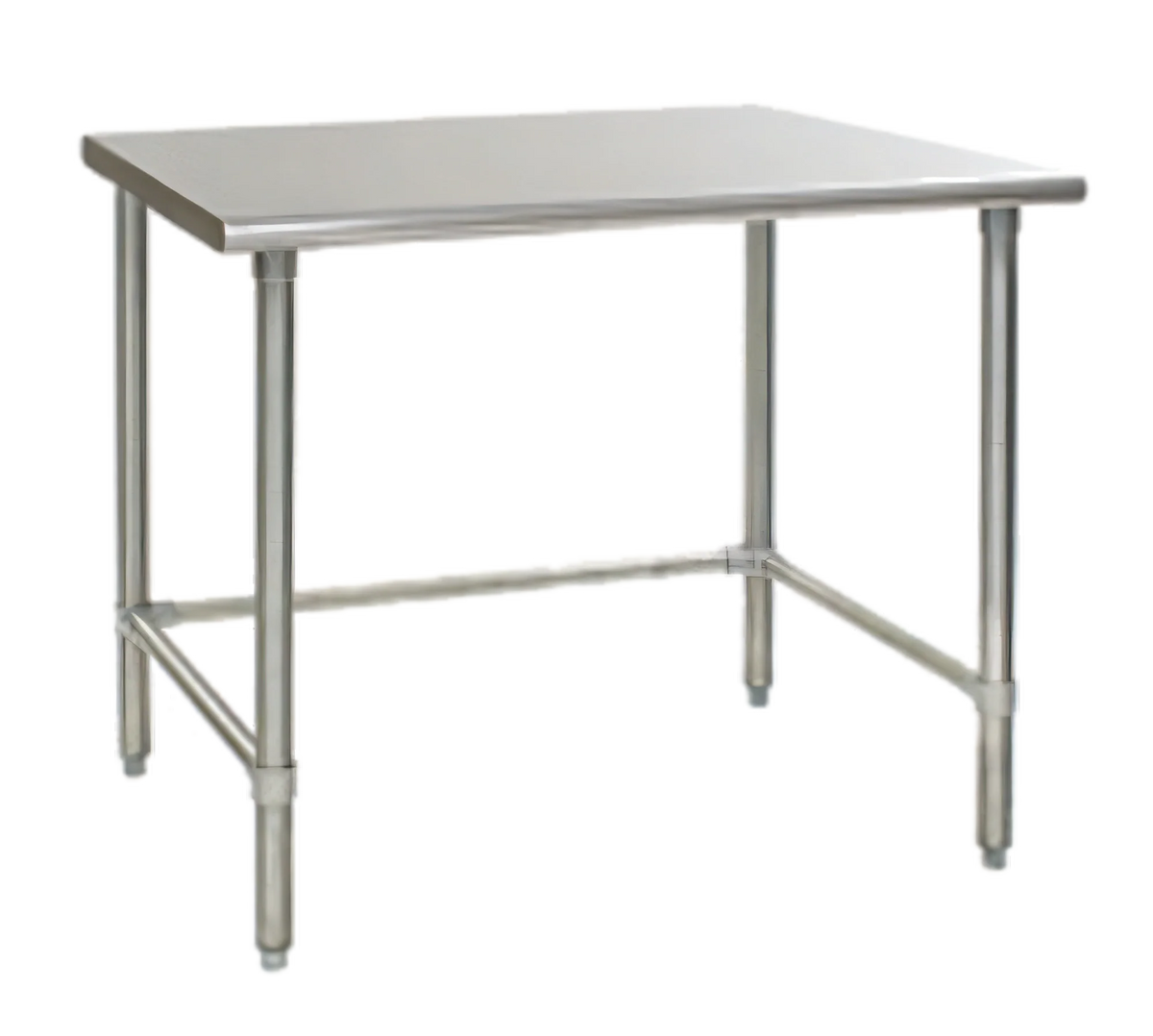 Eagle Group Deluxe T3036STEB 36 x 30-Inch 16-Gauge 300 Series Stainless Steel Flat-Top Work Table with Open Base