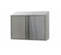 Eagle Group WCH-66 66-Inch Wall-Mounted Stainless Steel Cabinet with Hinged Doors, Sloped Top and Fixed Shelf