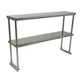 Eagle Group BlendPort® BPDOS-1860 60 x 18 Inch Double-Deck Table-Mount Stainless Steel Work Table Overshelf