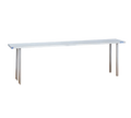 Duke Manufacturing 1056D-7210-16 72-Inch Double-Deck Stainless Steel Table-Mount Work Table Overshelf, 10-Inch Deep, 16-Gauge
