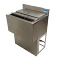 BK Resources UBB-18-IB30 30-Inch Underbar Stainless Steel Ice Bin with Sliding Cover, 80 lb Capacity