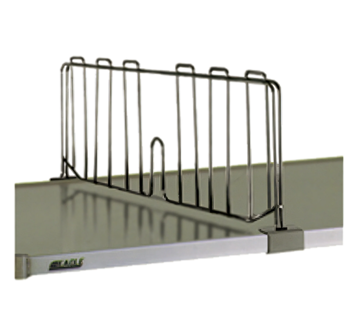 Eagle Group SSD21-S Shelf Divider, 8"H, for 21"W Solid Shelf, Stainless Steel