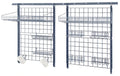 Quantum SGK-721830-1GY Medium-Duty Wall-Mounted Shelving Starter Kit with 72-Inch Track, Gray Epoxy Antimicrobial Finish, Accessory Holders