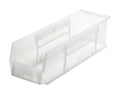 Quantum QUS238CL Clear Polypropylene Stack & Hang Shelf Bin, 18 x 5-1/2 x 5 Inches Case of 12