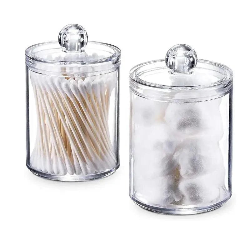 Two-Piece Cotton Pad and Swab Organizer