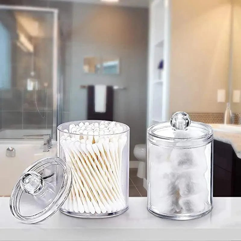 Two-Piece Cotton Pad and Swab Organizer
